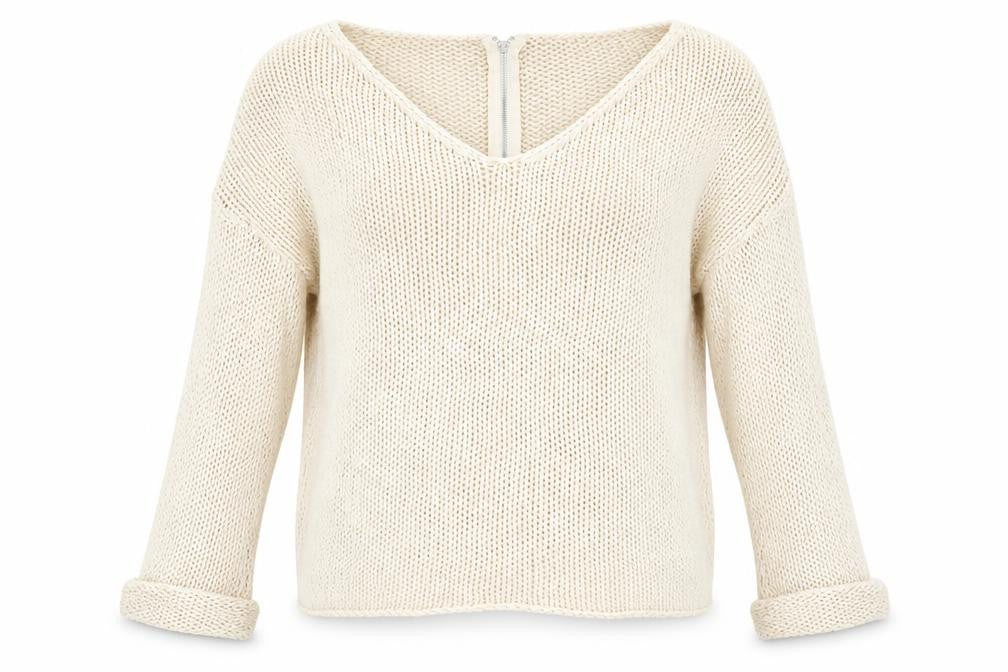 Womens UK Size M VILA Beige Pullover Jumper