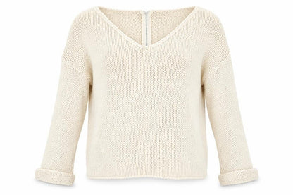 Womens UK Size M VILA Beige Pullover Jumper