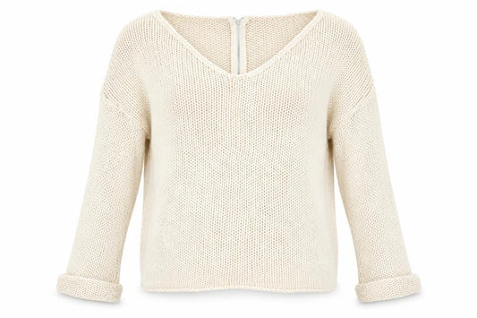 Womens UK Size M VILA Beige Pullover Jumper