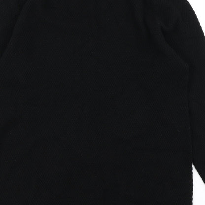 Casual Friday Mens Black  Knit Pullover Jumper