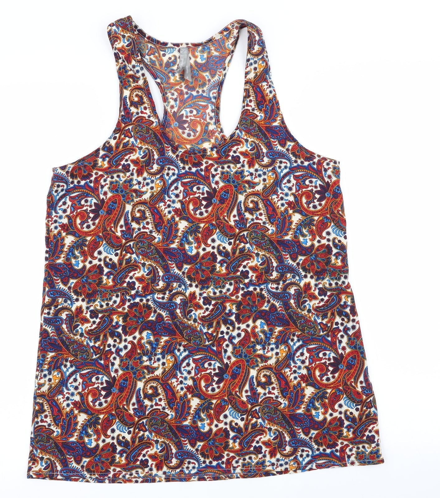 influence Womens Multicoloured Geometric  Basic Blouse Size 8