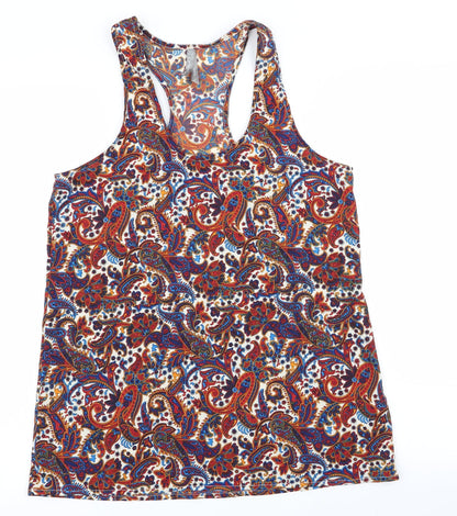 influence Womens Multicoloured Geometric  Basic Blouse Size 8