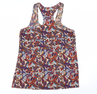 influence Womens Multicoloured Geometric  Basic Blouse Size 8