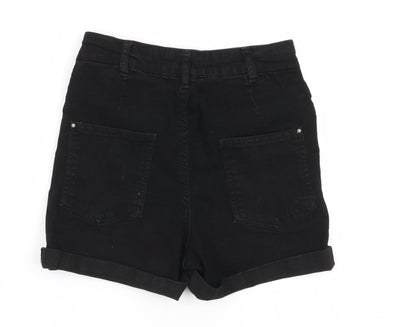 Select Womens Black   Hot Pants Shorts Size 6