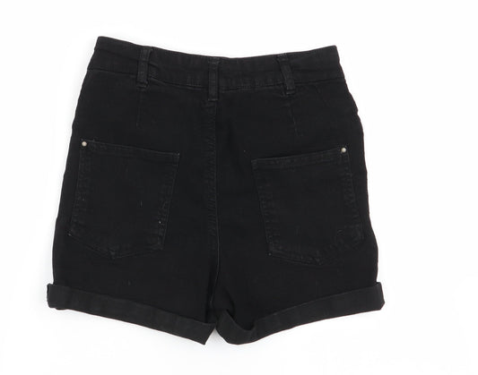 Select Womens Black   Hot Pants Shorts Size 6