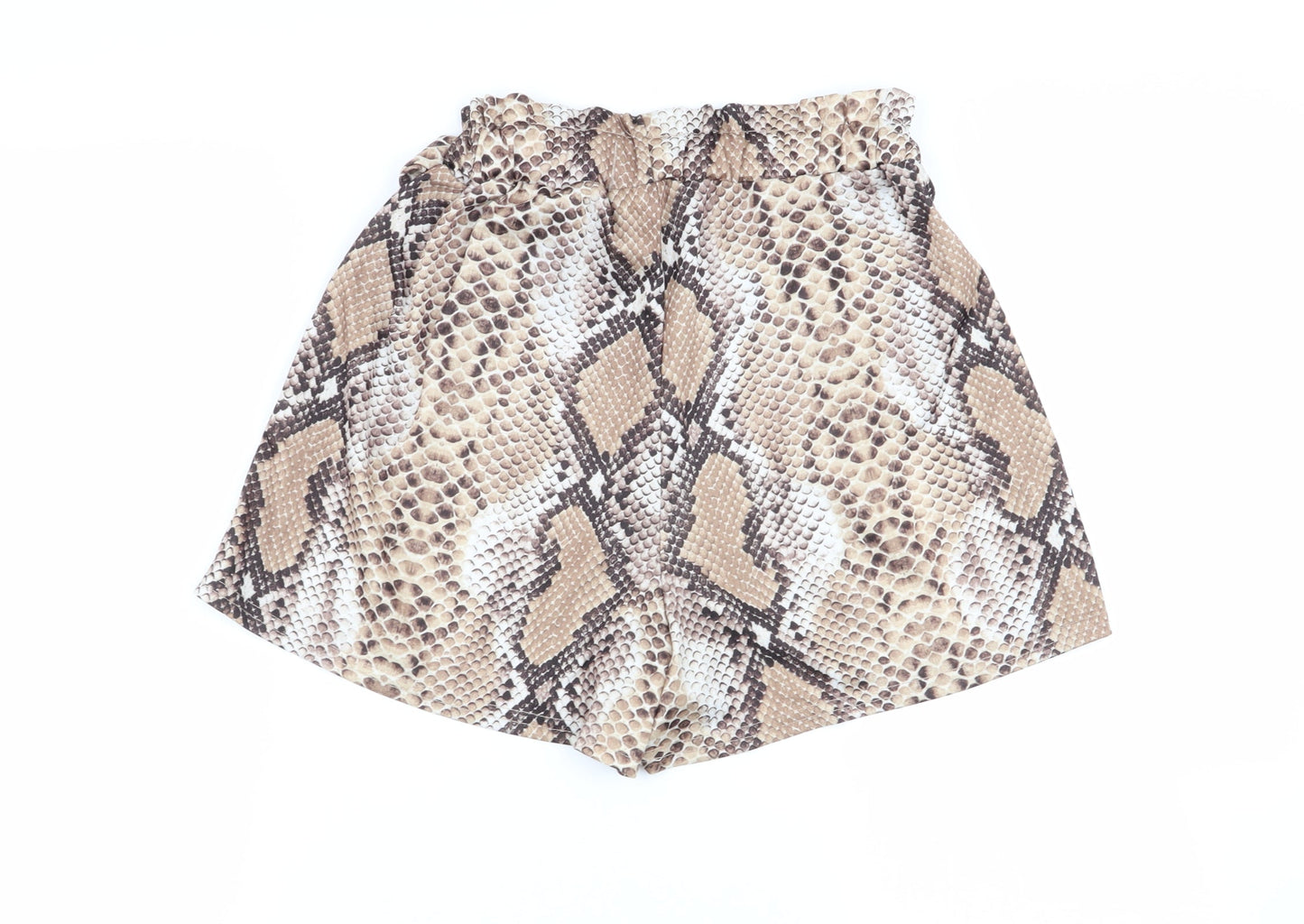 PLT Womens Multicoloured Geometric  Hot Pants Shorts Size 6 - Stretch waistband