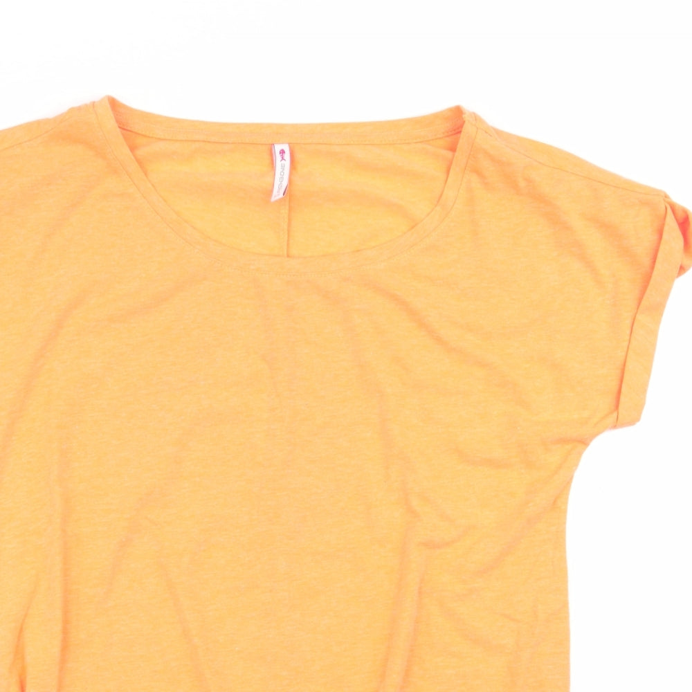 Fishbone Womens Orange   Basic T-Shirt Size XS