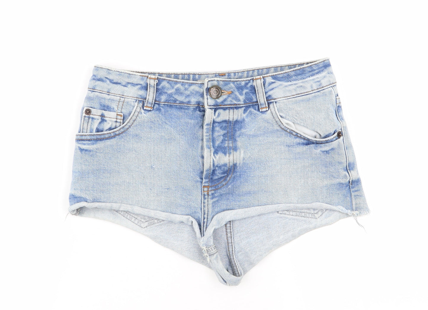 Topshop Womens Blue   Hot Pants Shorts Size 26 in