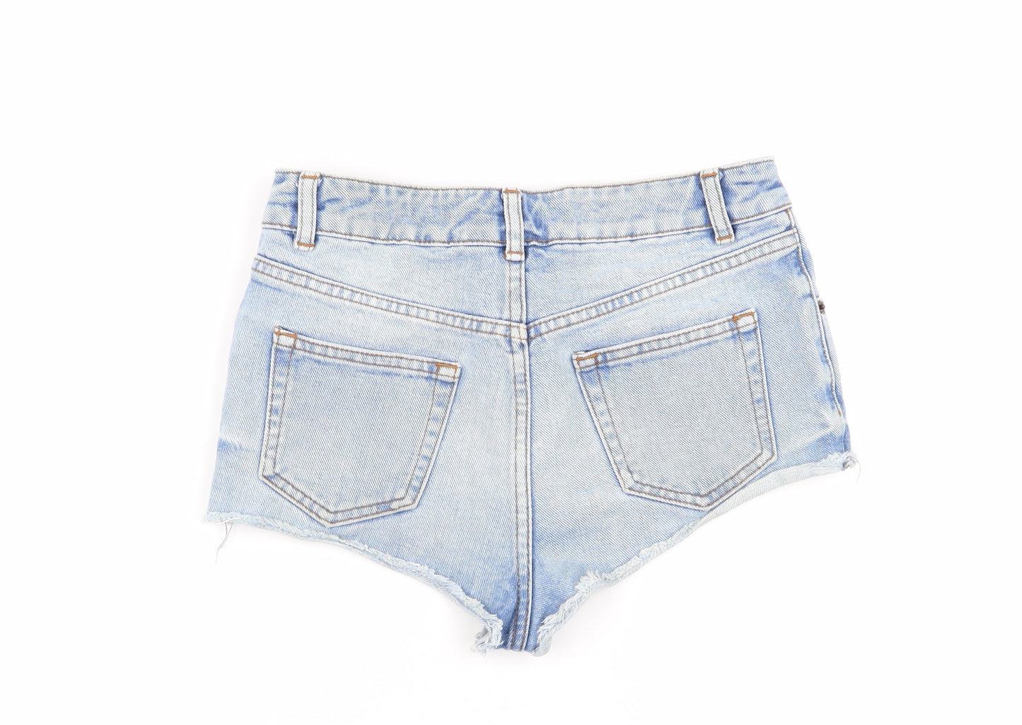 Topshop Womens Blue   Hot Pants Shorts Size 26 in