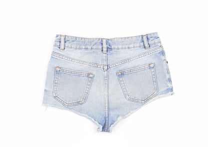 Topshop Womens Blue   Hot Pants Shorts Size 26 in