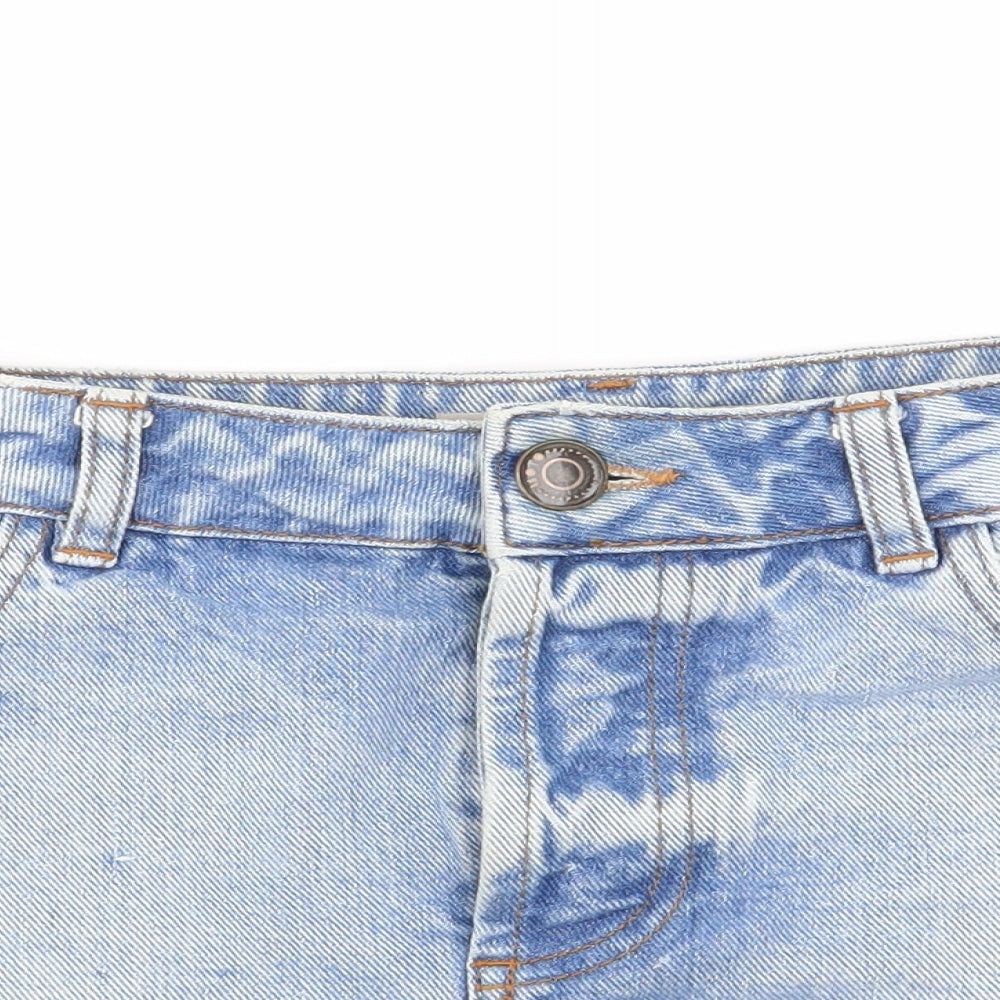 Topshop Womens Blue   Hot Pants Shorts Size 26 in