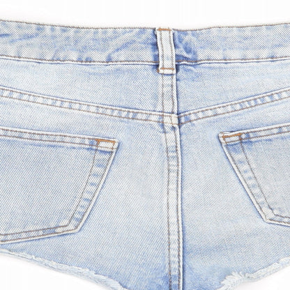 Topshop Womens Blue   Hot Pants Shorts Size 26 in