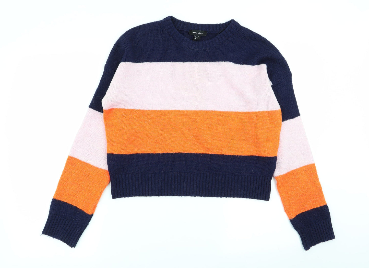 Womens UK Size M New Look Multicoloured Pullover Jumper