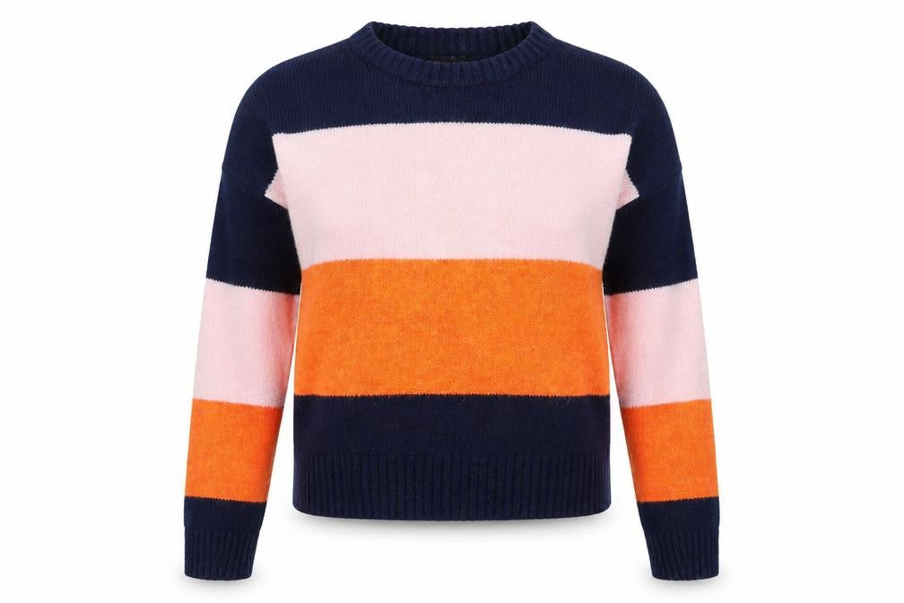 Womens UK Size M New Look Multicoloured Pullover Jumper