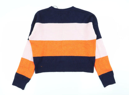 Womens UK Size M New Look Multicoloured Pullover Jumper