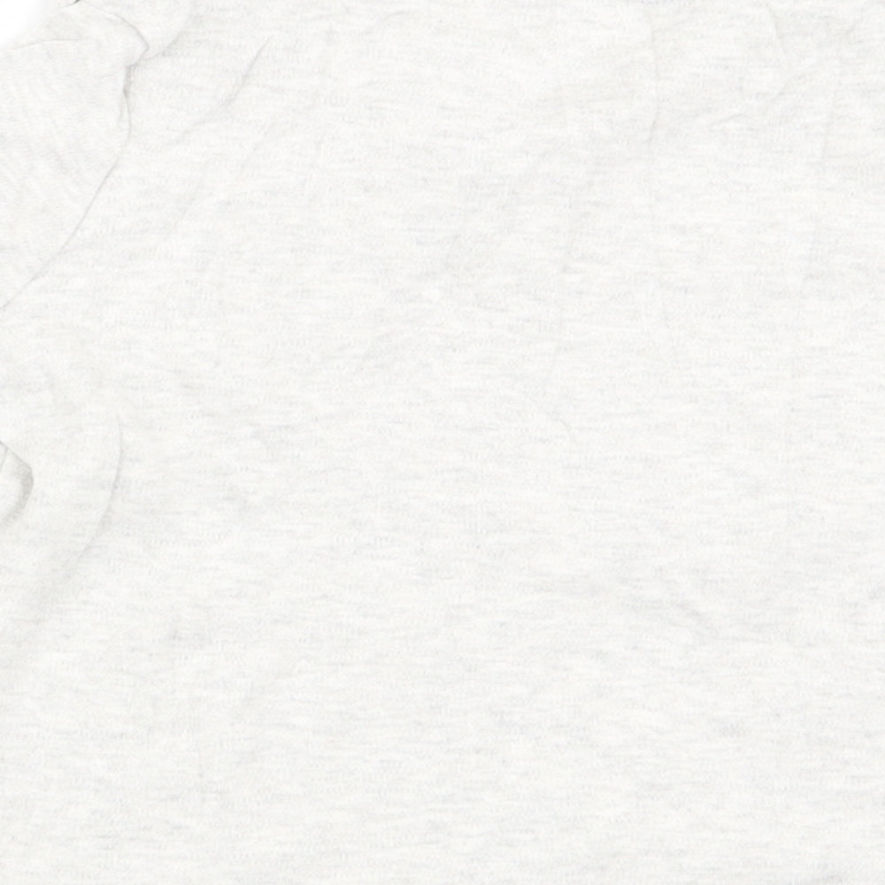 Brand and care label for dinsey boys’ grey solid pyjama top, size 2-3, years
