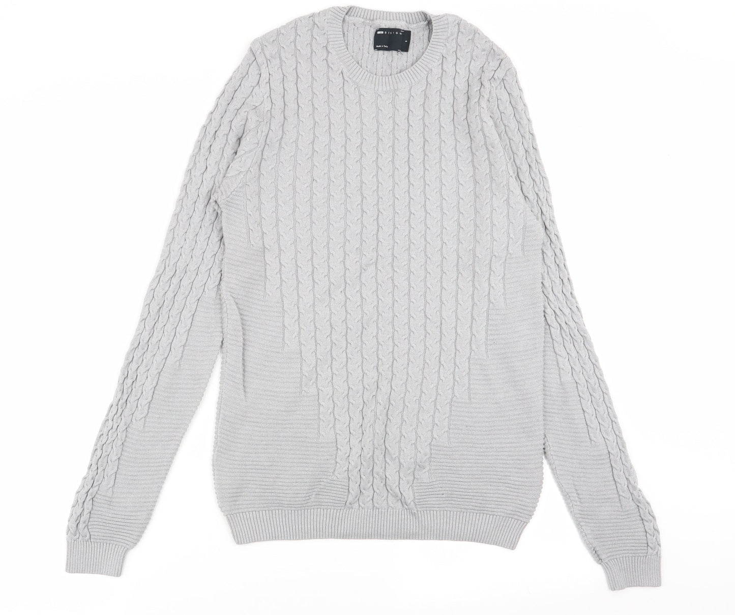 ASOS Mens Grey   Pullover Jumper Size S