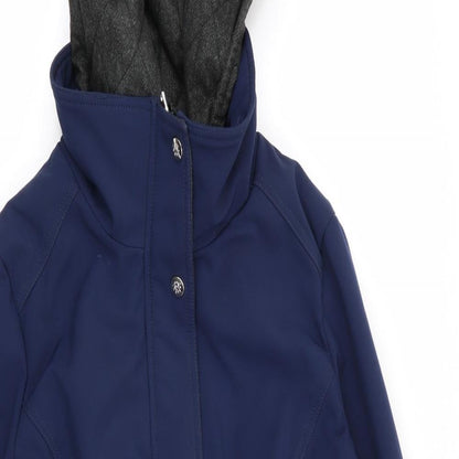 Jessica Simpson Womens Blue   Overcoat Coat Size S