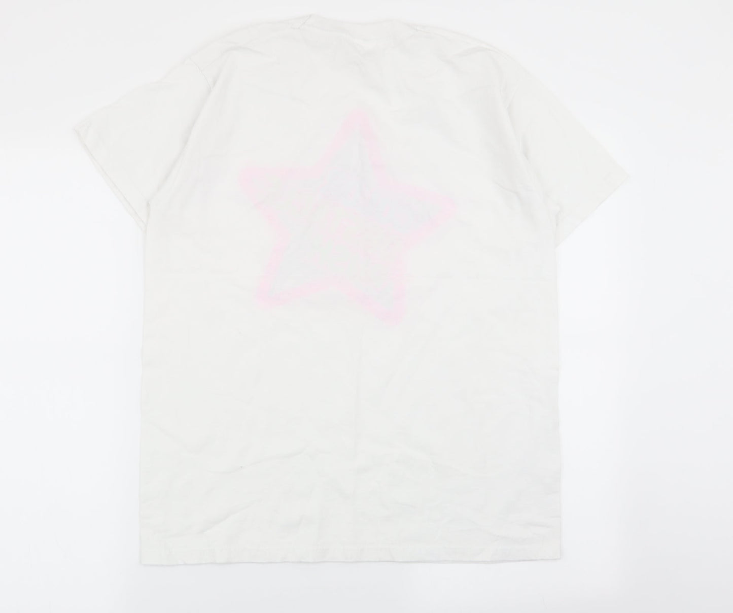 fruit the loom Womens White   Basic T-Shirt Size M