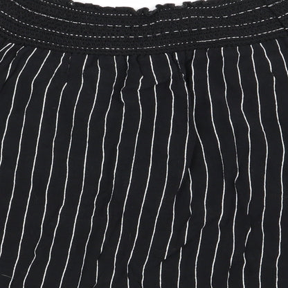 pull and bear Womens Multicoloured Striped  Basic Blouse Size 6