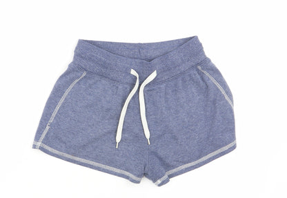 Primark Womens Blue   Sweat Shorts Size 6 - Stretch waistband