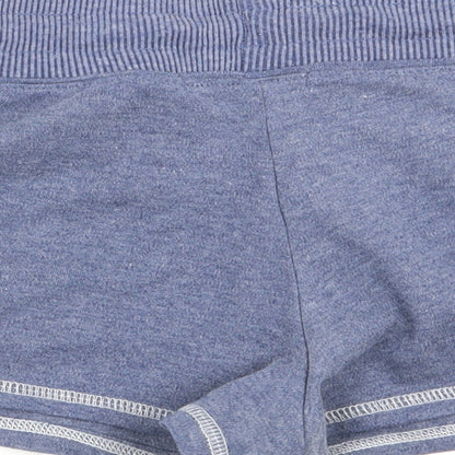 Primark Womens Blue   Sweat Shorts Size 6 - Stretch waistband
