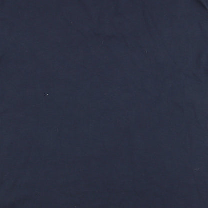 Womens UK Size 8 Topshop Blue Basic T-Shirt