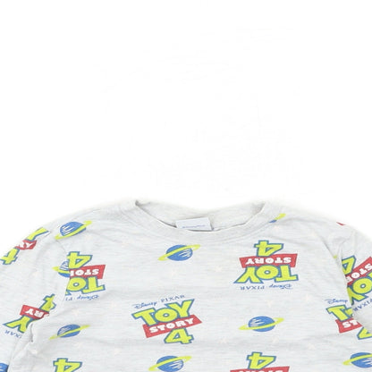 Toy story Boys Grey Geometric   Pyjama Top Size 3-4 Years