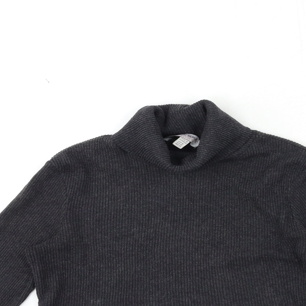 Womens UK Size M Pacific Republic Grey Basic T-Shirt