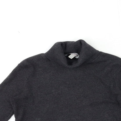 Womens UK Size M Pacific Republic Grey Basic T-Shirt