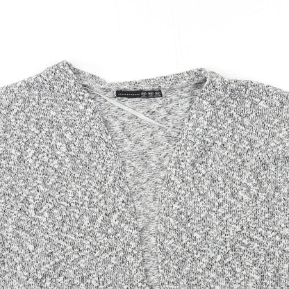 Womens UK Size XS Atmosphere Grey Cardigan Jumper