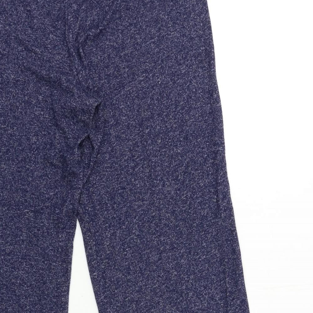 Womens UK Size 14 Marks and Spencer Regular Fit  Blue Trousers