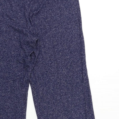 Womens UK Size 14 Marks and Spencer Regular Fit  Blue Trousers