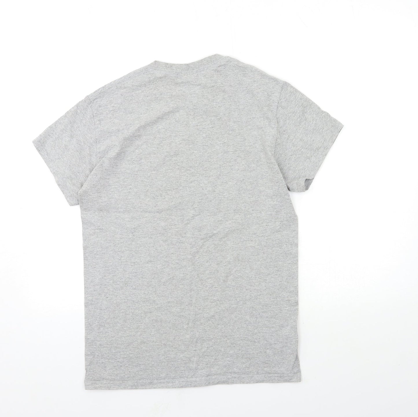 Womens UK Size S Gildan Grey Basic T-Shirt