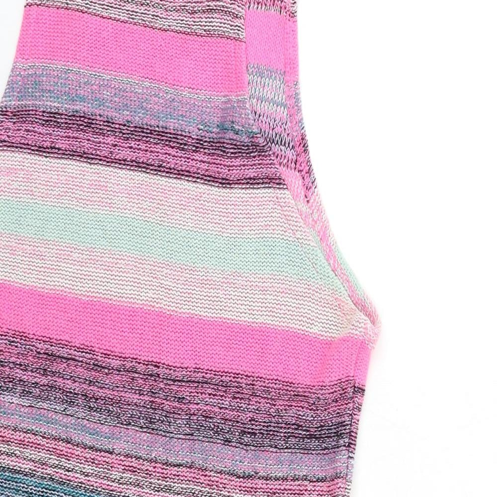 Atmosphere Womens Pink Striped Knit Bodycon  Size 8