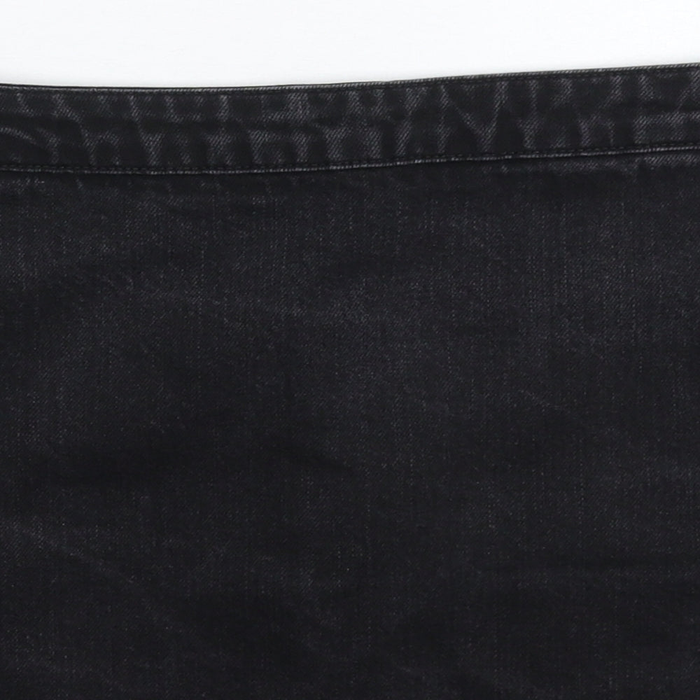Womens UK Size 30 in Topshop A-Line Denim Skirt