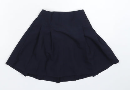 F&F Girls Blue   Pleated Skirt Size 6-7 Years
