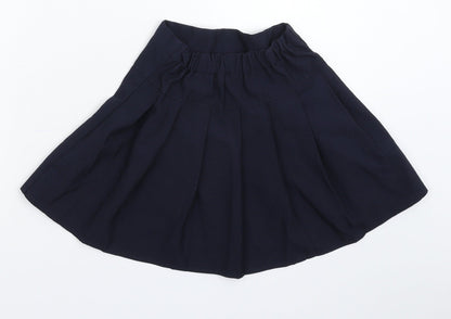 F&F Girls Blue   Pleated Skirt Size 6-7 Years