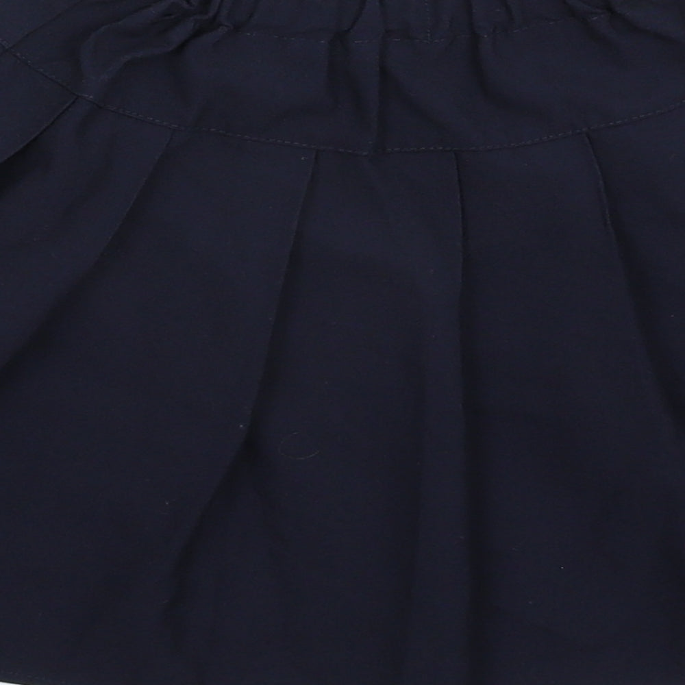 F&F Girls Blue   Pleated Skirt Size 6-7 Years