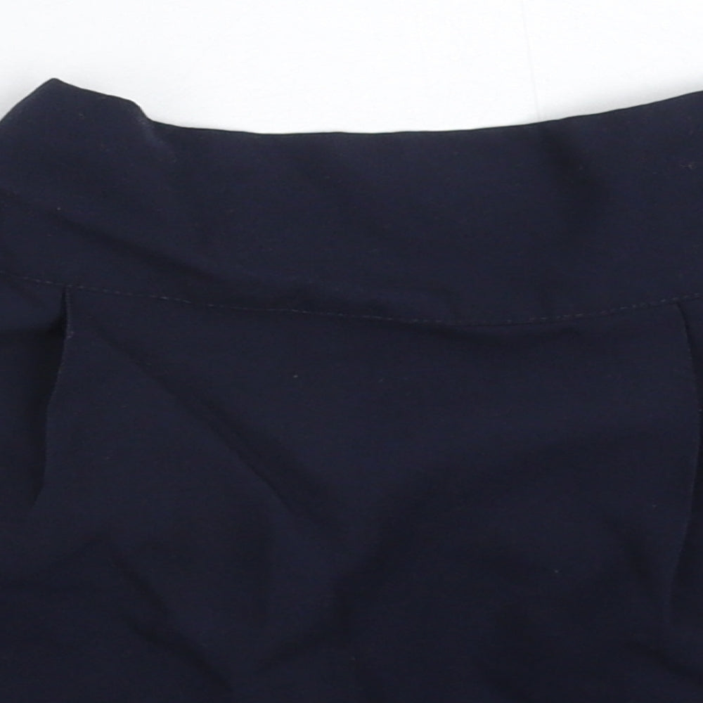 F&F Girls Blue   Pleated Skirt Size 6-7 Years - School