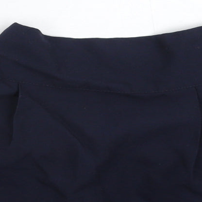 F&F Girls Blue   Pleated Skirt Size 6-7 Years - School