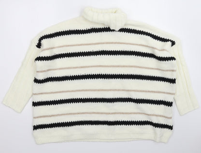 Womens UK Size One Size Millenium White Pullover Jumper