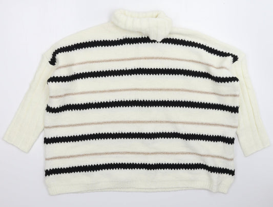 Womens UK Size One Size Millenium White Pullover Jumper