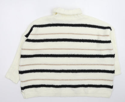 Womens UK Size One Size Millenium White Pullover Jumper