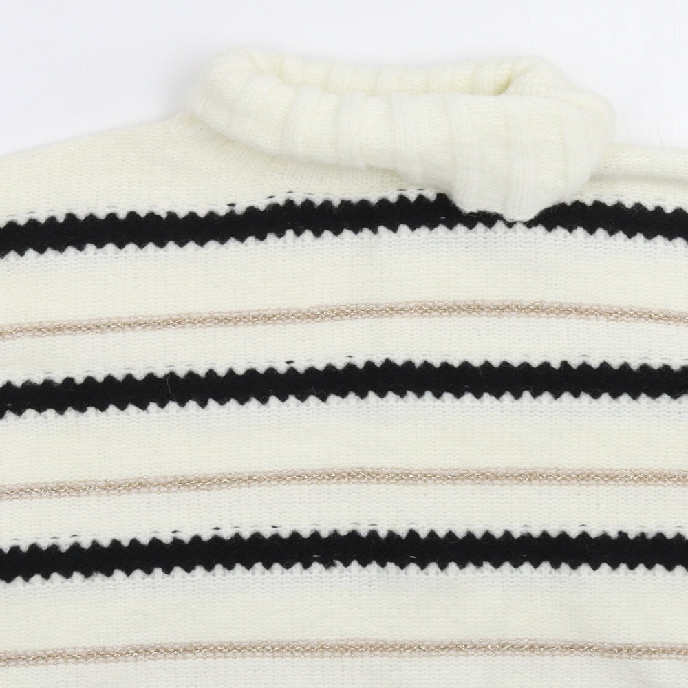 Womens UK Size One Size Millenium White Pullover Jumper