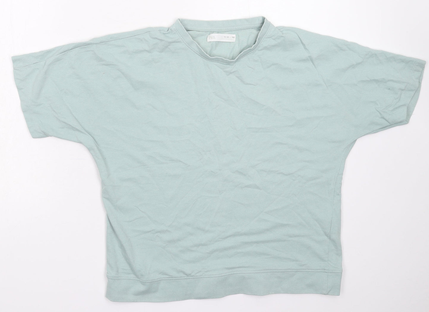 Zara Girls Grey   Basic T-Shirt Size 11-12 Years