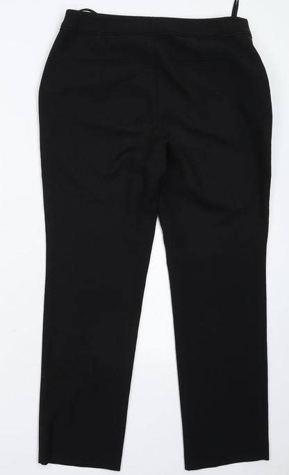 Womens UK Size 12 Very Slim Fit  Black Trousers