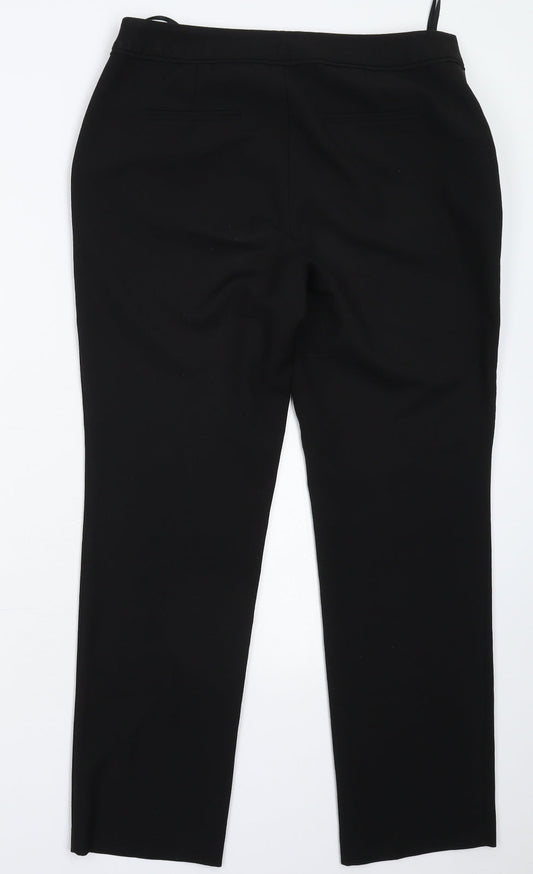 Womens UK Size 12 Very Slim Fit  Black Trousers
