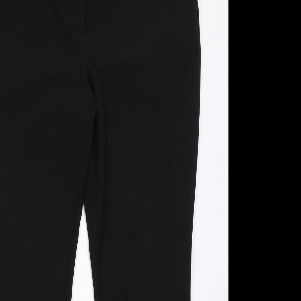 Womens UK Size 12 Very Slim Fit  Black Trousers