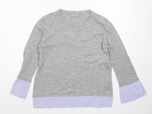 Womens UK Size 8 Dorothy Perkins Grey Pullover Jumper